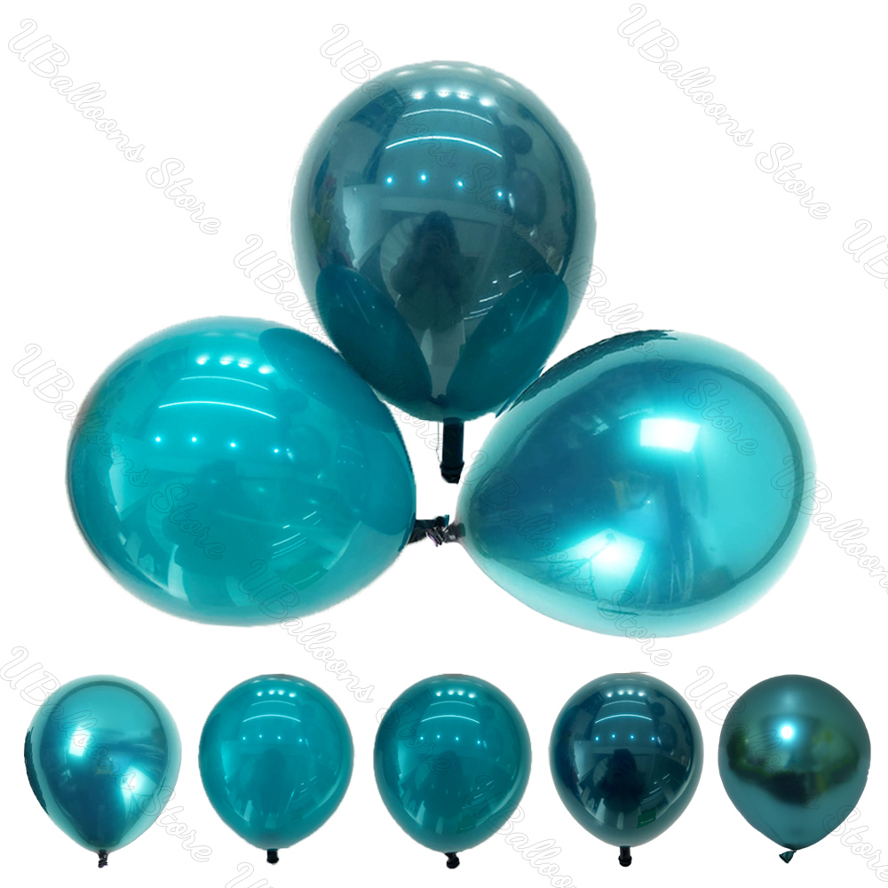Balloon Pump Hand - Palloncini verde acqua scuro da 5/10/12/18