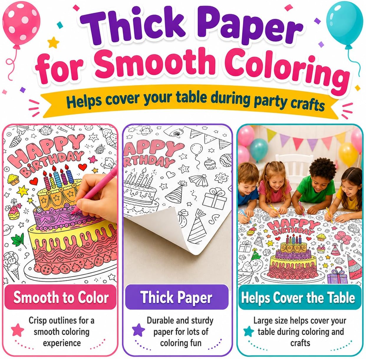 Poster Gigante da Colorare per - Table Cloth Disposable recensione e prezzo