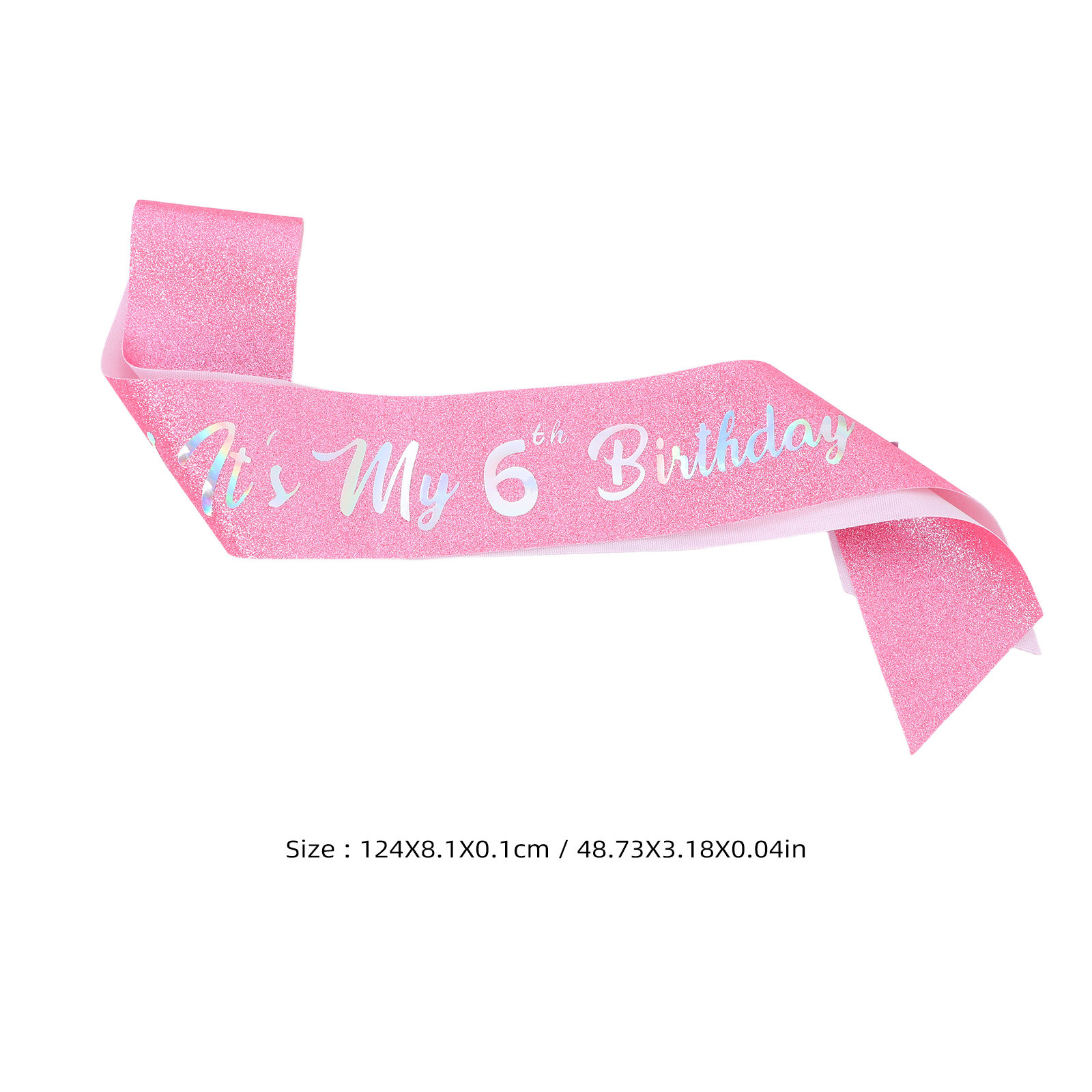 5 Pezzi Fascia Rosa Glitterata - Birthday Sash Glitter recensione e prezzo
